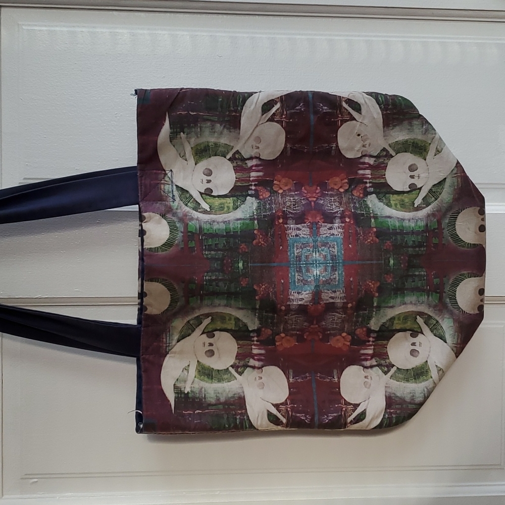 Ghost Totebag Handmade by Artist